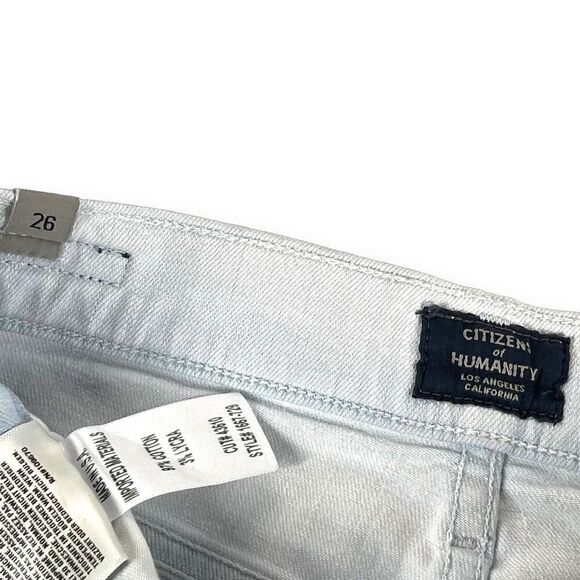 Citizens of Humanity Rocket Crop High Rise Skinny Jeans Womens Size 26 Light Was - Picture 7 of 11